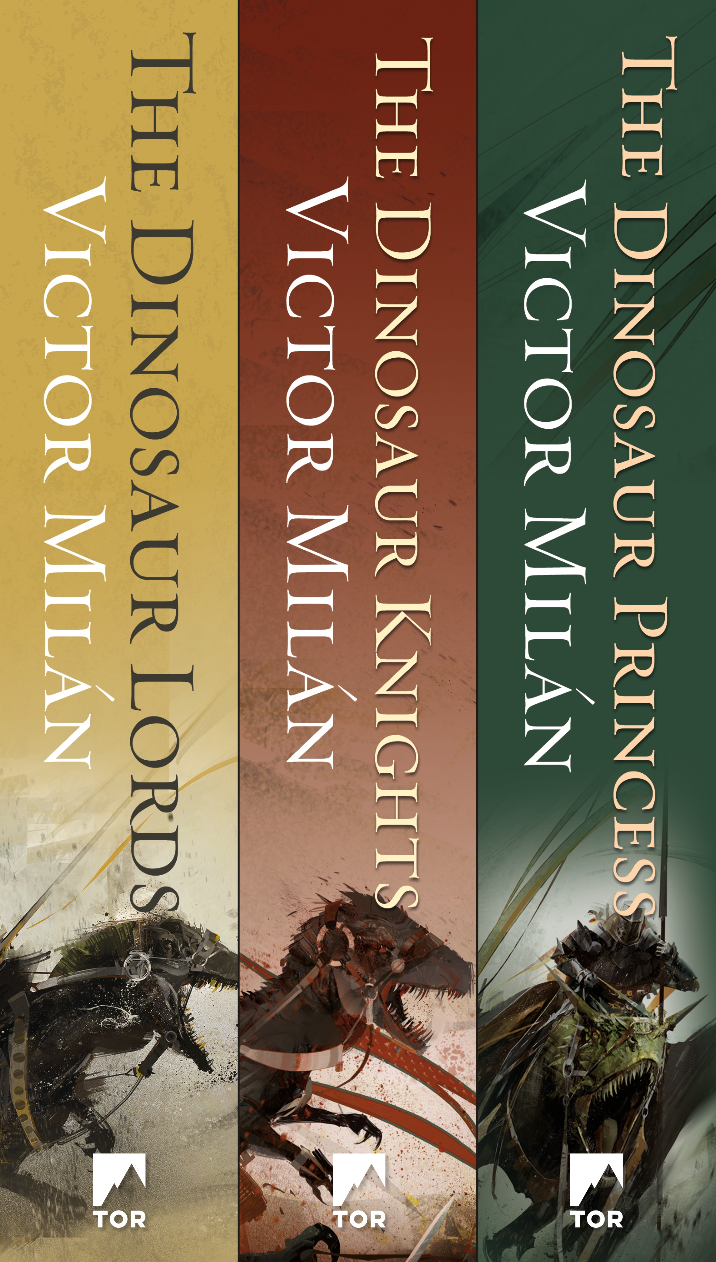 The Dinosaur Lords Trilogy : Dinosaur Lords, Dinosaur Knights, Dinosaur Princess by Victor Milán