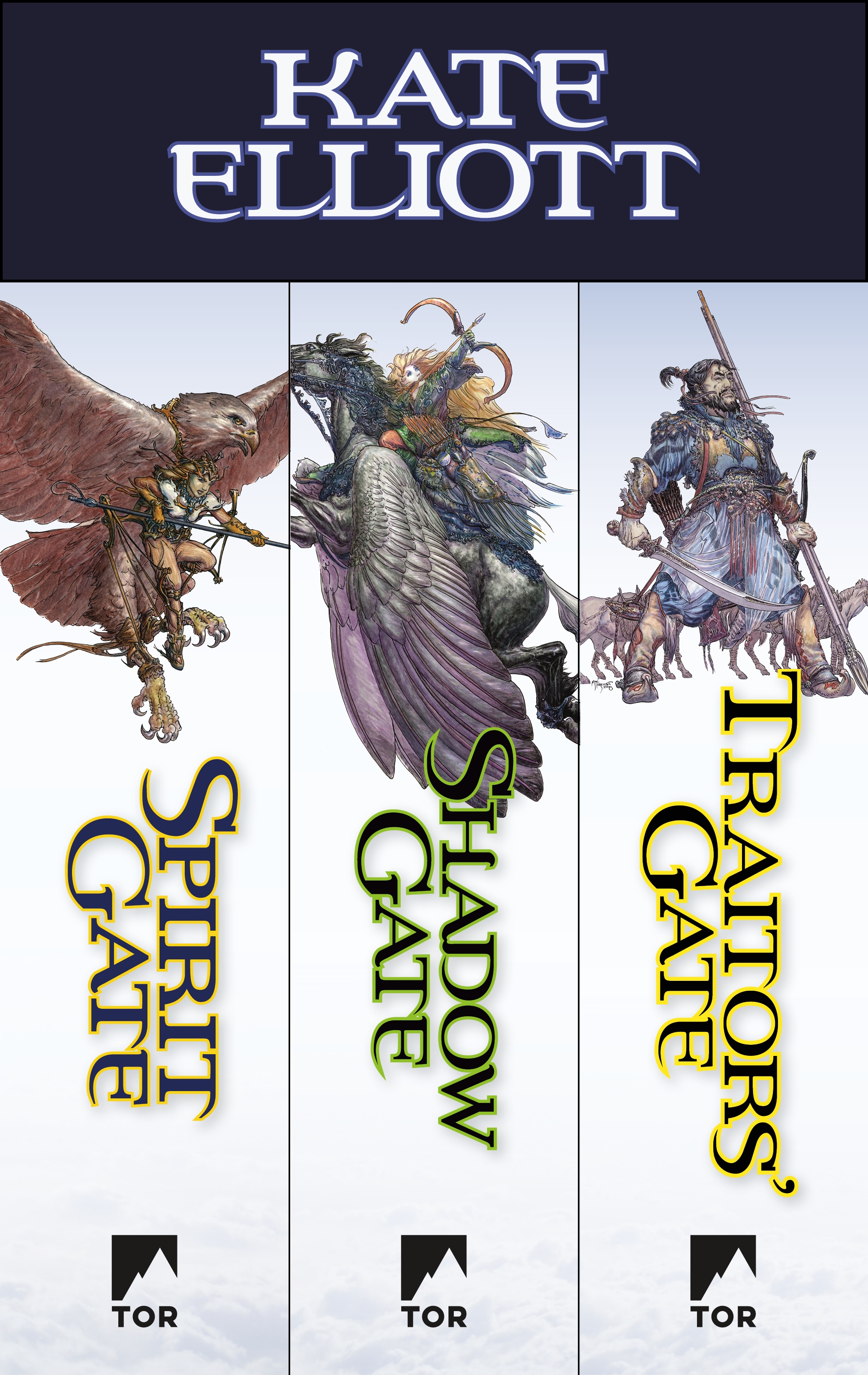 The Crossroads Series : Spirit Gate, Shadow Gate, Traitors' Gate by Kate Elliott
