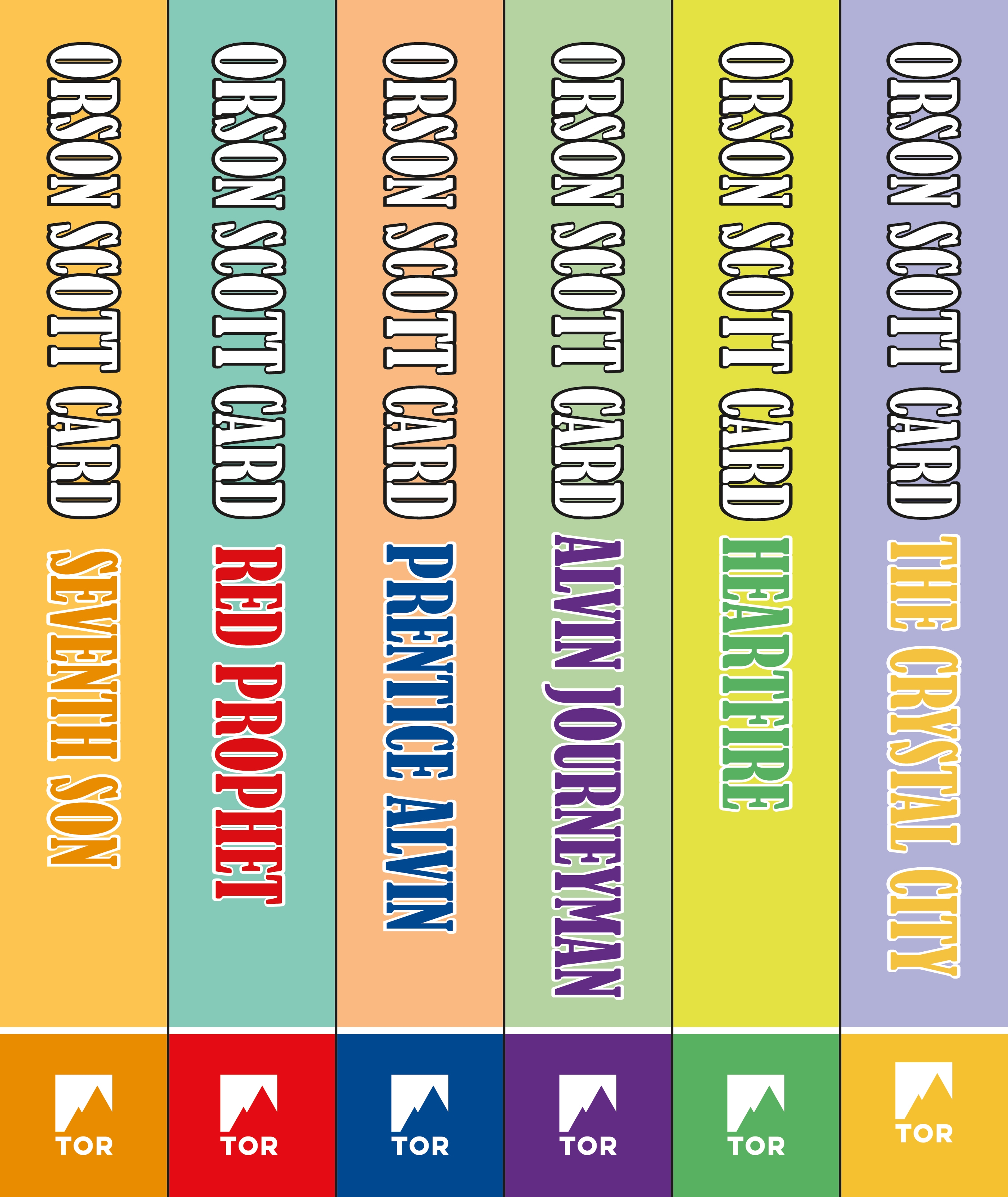 The Tales of Alvin Maker : Seventh Son, Red Prophet, Prentice Alvin, Alvin Journeyman, Heartfire, The Crystal City by Orson Scott Card