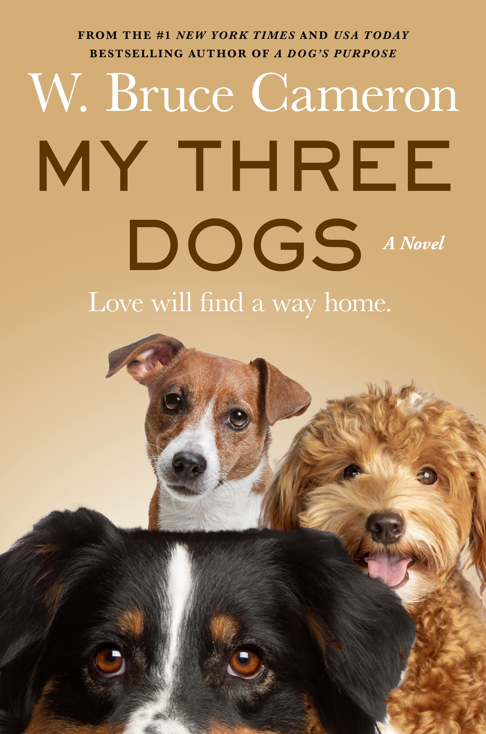 My Three Dogs : A Novel by W. Bruce Cameron